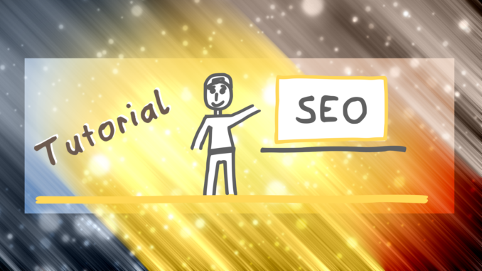 SEO-Tutorial Die Techniken der Suchmaschinen-Optimierung (SEO) helfen Ihnen dabei, dass Ihre Website im Internet leichter gefunden wird. Auch die Benutzerfreundlichkeit Ihrer Website kann durch SEO verbessert werden.